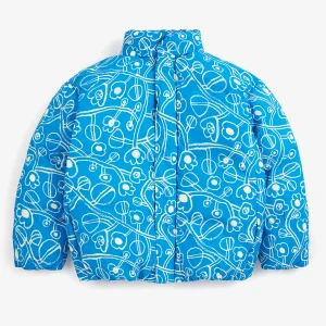 AW26 Sketchy Flowers All Over anorak
