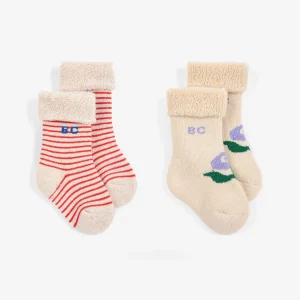 AW26 BC Stamp Bloom socks pack