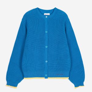 AW26 Pearl knitted cotton cardigan