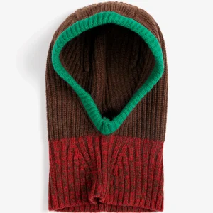 AW26 Color Block merino wool balaclava