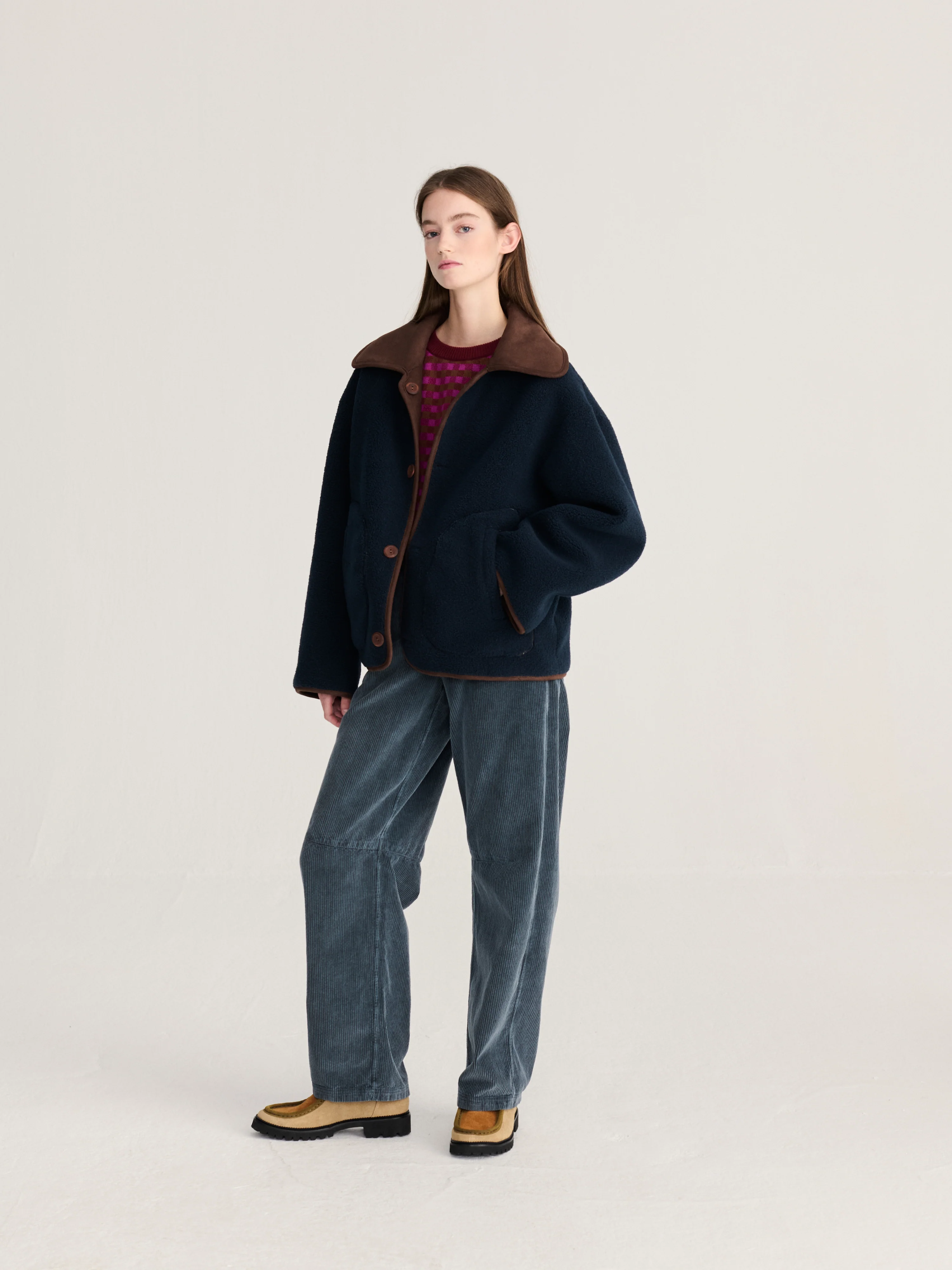 AW26 Reversible soft sherpa - Image 9