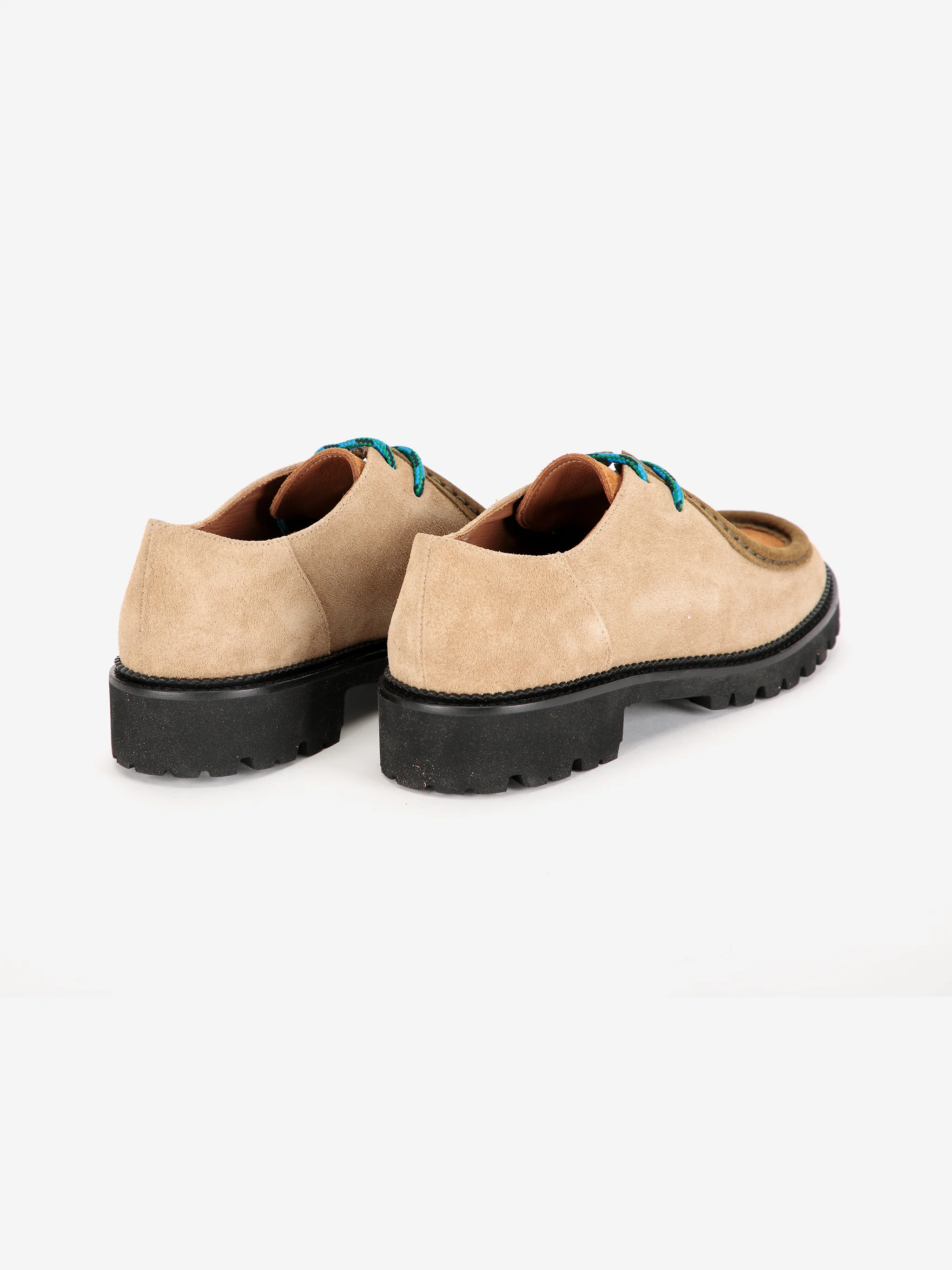 AW26 Color block suede wallabee shoes - Image 5
