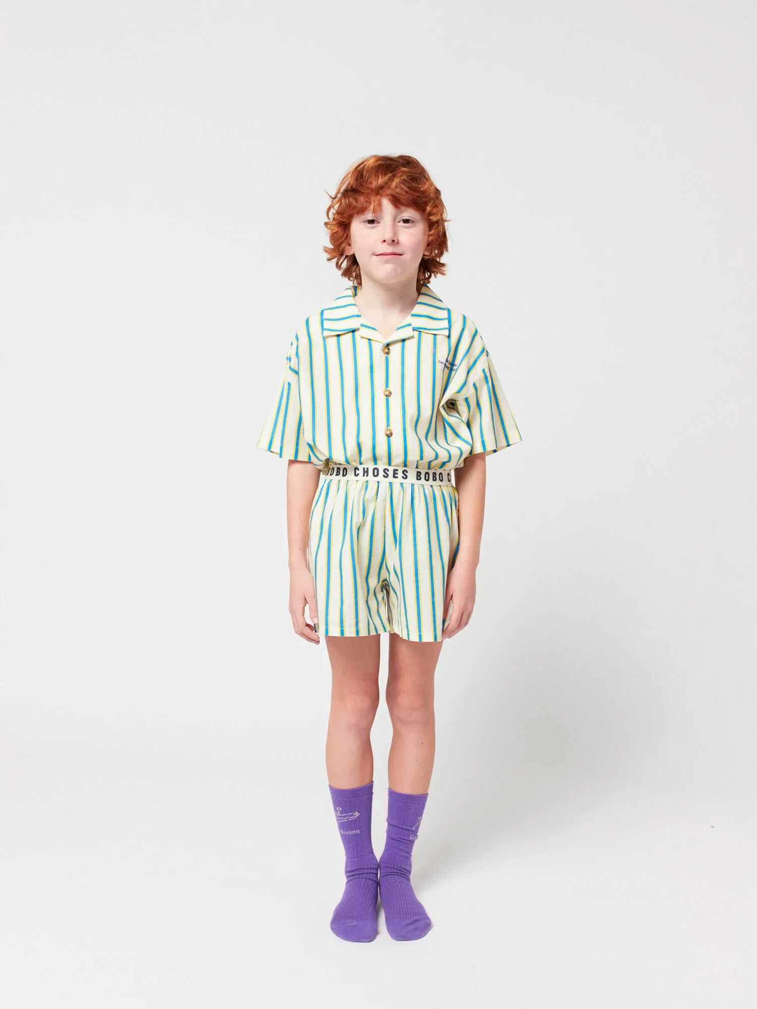 CONL Yellow Stripes loungewear woven set - Image 5