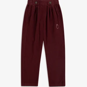 AW26 Curious Owl corduroy pleated pants