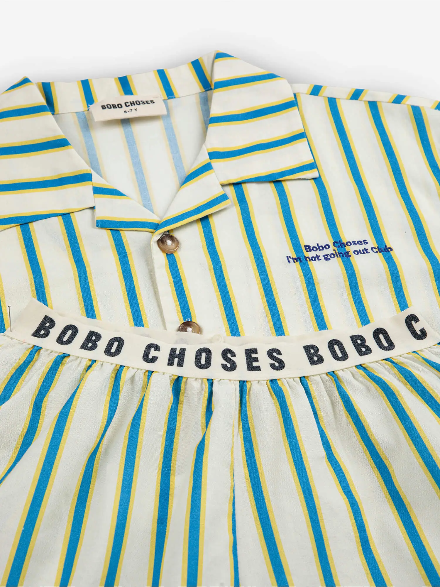 CONL Yellow Stripes loungewear woven set - Image 2
