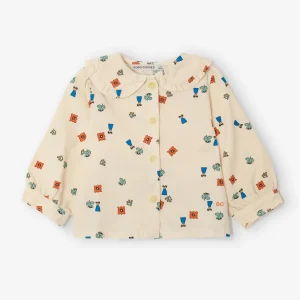 AW26 Blossom all over woven blouse