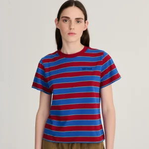 AW26 Striped cropped T-shirt