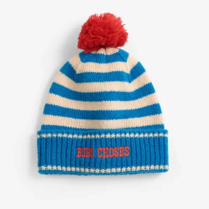 AW26 Bobo Choses stripes knitted beanie