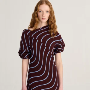 AW26 Psicodelic Stripes all over fluid dress — SKU SB-FE6FC5-D6D11E418E80B0