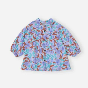 AW26 Watercolor all over woven dress