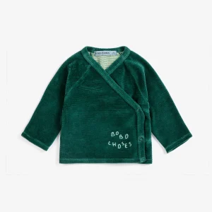 AW26 Bobo Choses crossed velvet T-shirt — SKU SB-FE6FC5-34CE9FA6D5FE76