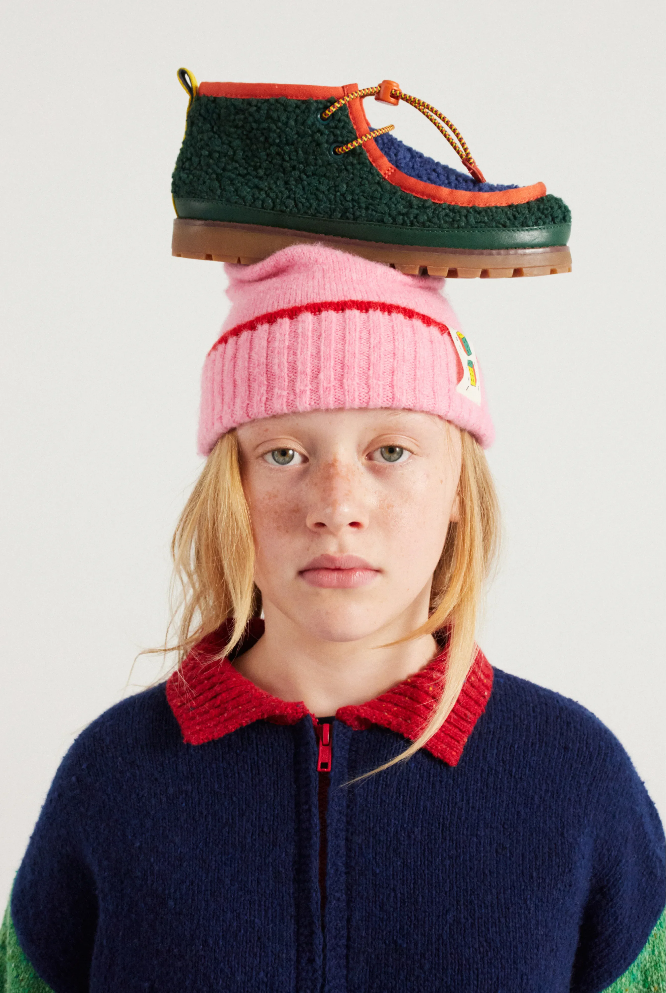 AW25 Compas Wallabee sheepskin shoes - Image 3