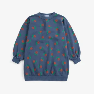 AW26 Stamp Bloom all over sweatshirt dress