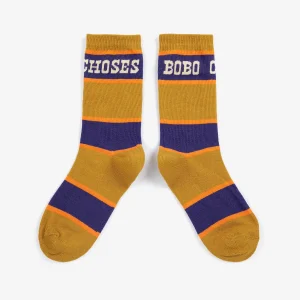 AW26 Bobo Choses Pop stripes long socks
