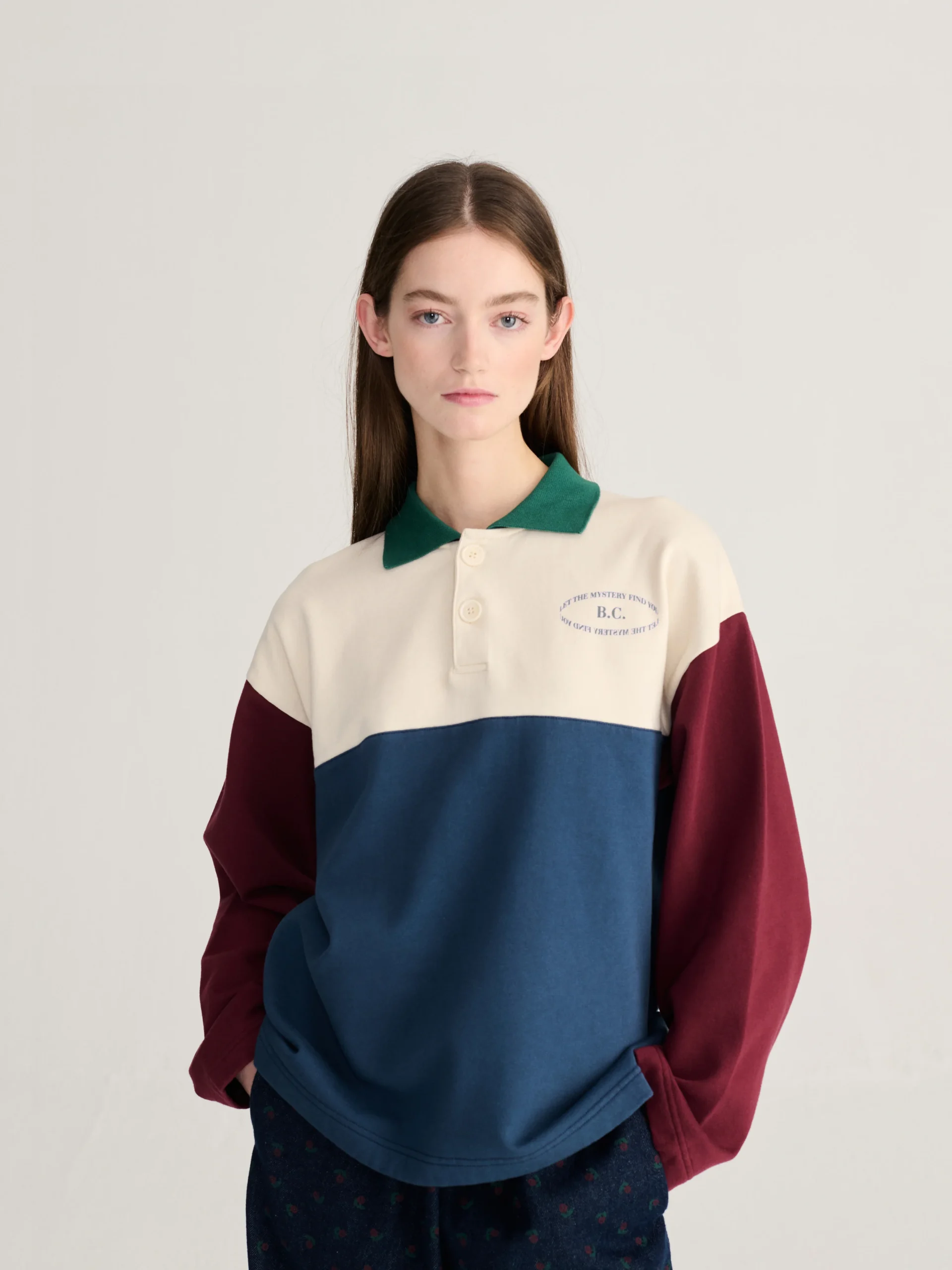AW26 Mystery BC polo sweatshirt