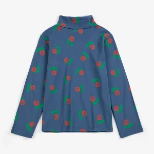 AW26 Stamp Bloom all over turtle neck T-shirt