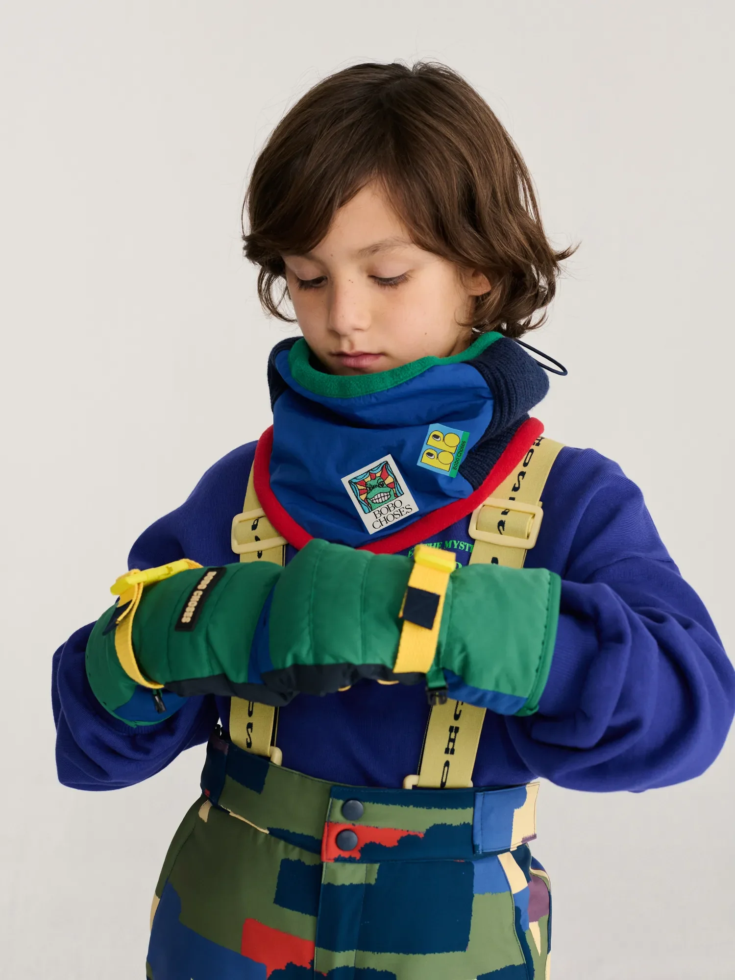AW26 Bobo Choses color block neck warmer — SKU SB-FE6FC5-D7A4CB6664B907 - Image 4
