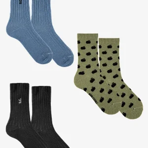 CON BC olive long socks pack