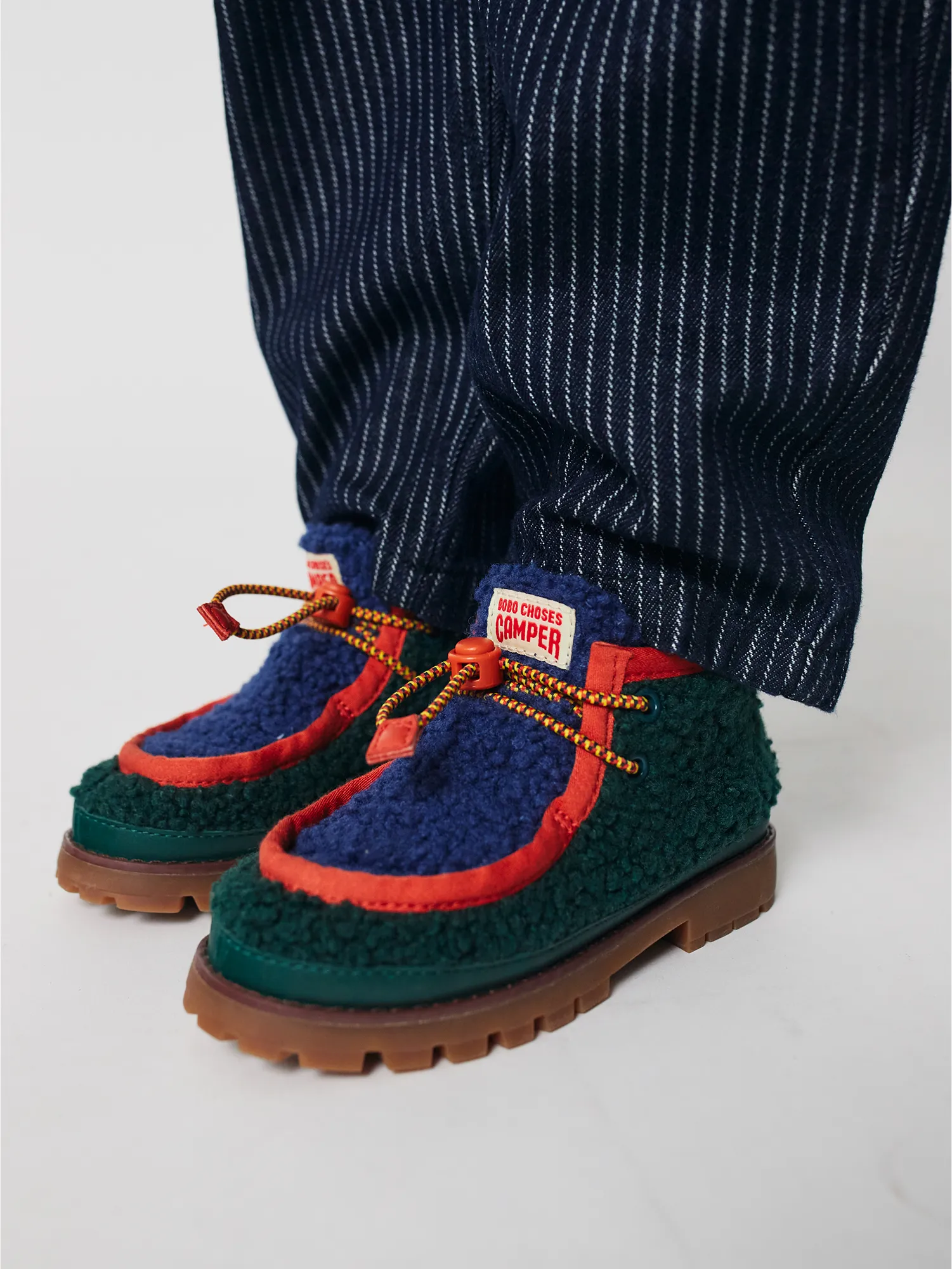 AW25 Compas Wallabee sheepskin shoes - Image 2
