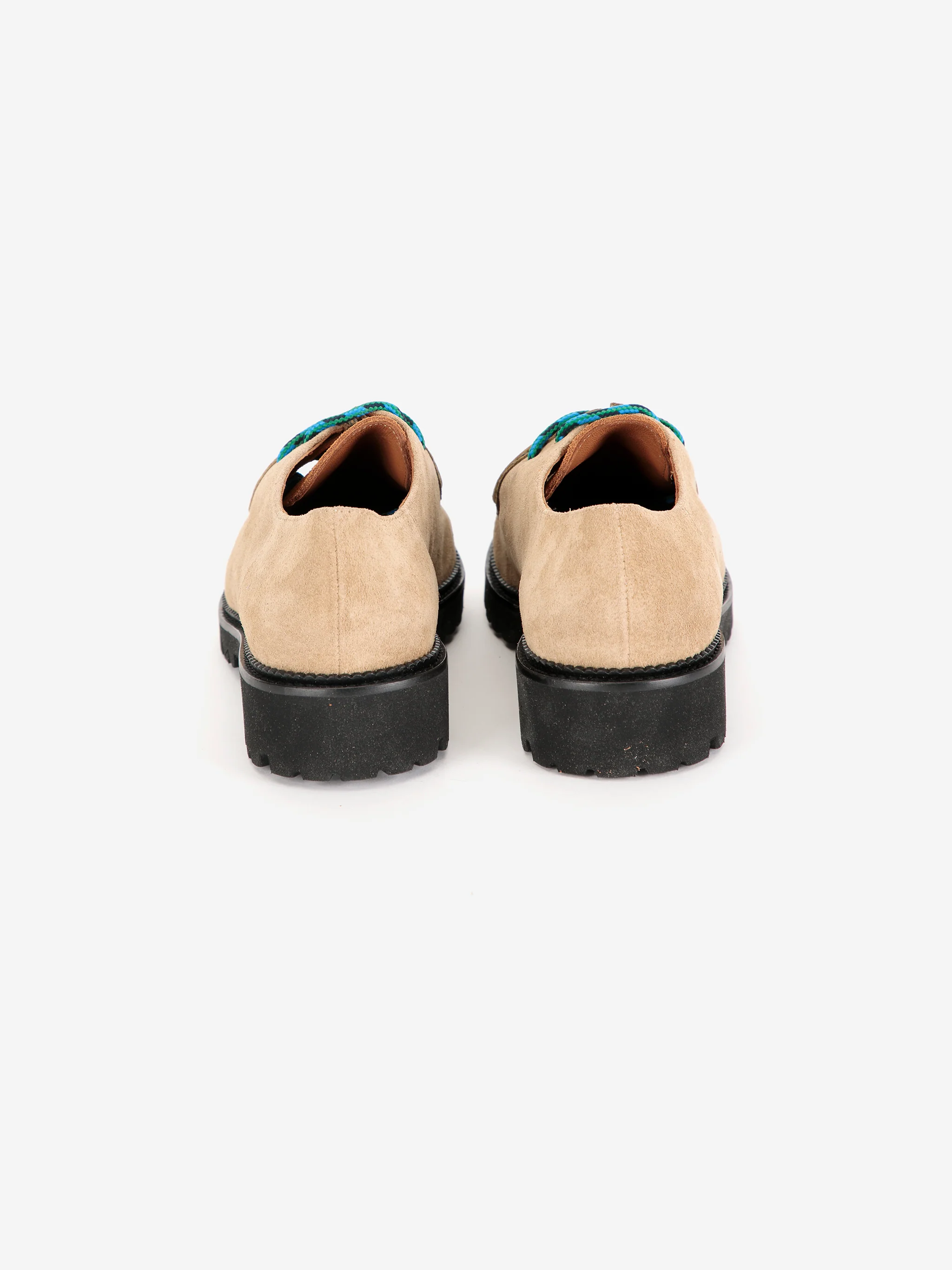 AW26 Color block suede wallabee shoes - Image 7