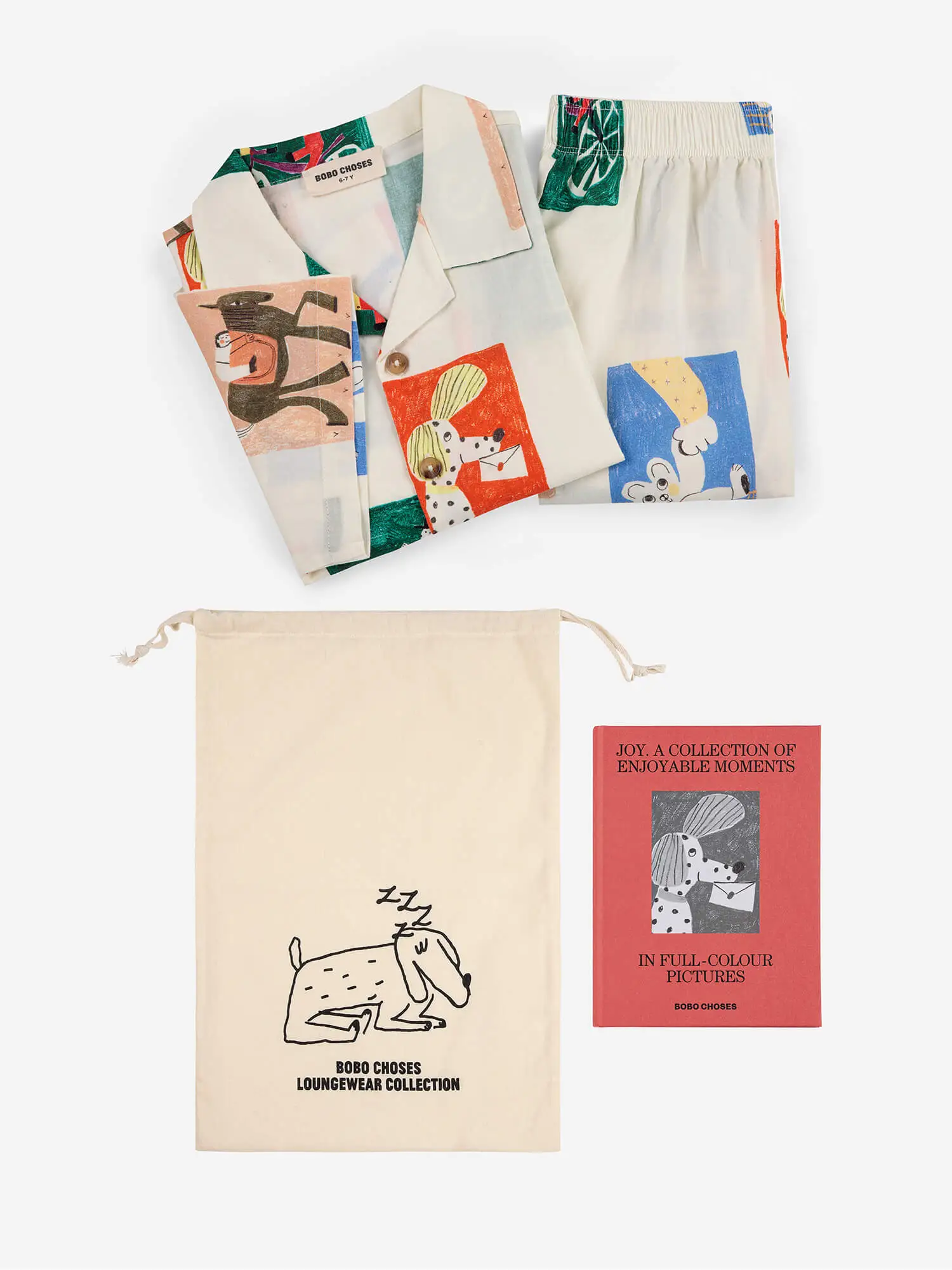 CONL Joy Story loungewear woven set & Book