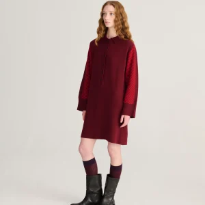 AW26 Polo wool blend knitted short dress