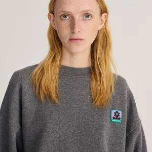 AW26 Lilac tag relaxed sweatshirt