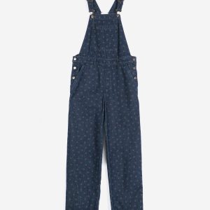 AW26 Swamp Whirl all over denim dungaree