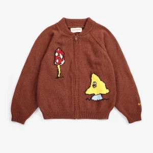 AW26 Mush Monster Duo zipped cardigan