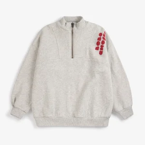 AW26 Bobo Choses Bolder half zipped sweatshirt