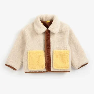 AW26 Pixel Abduction sheepskin reversible jacket