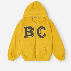 AW26 B.C. Embossed zipped hoodie