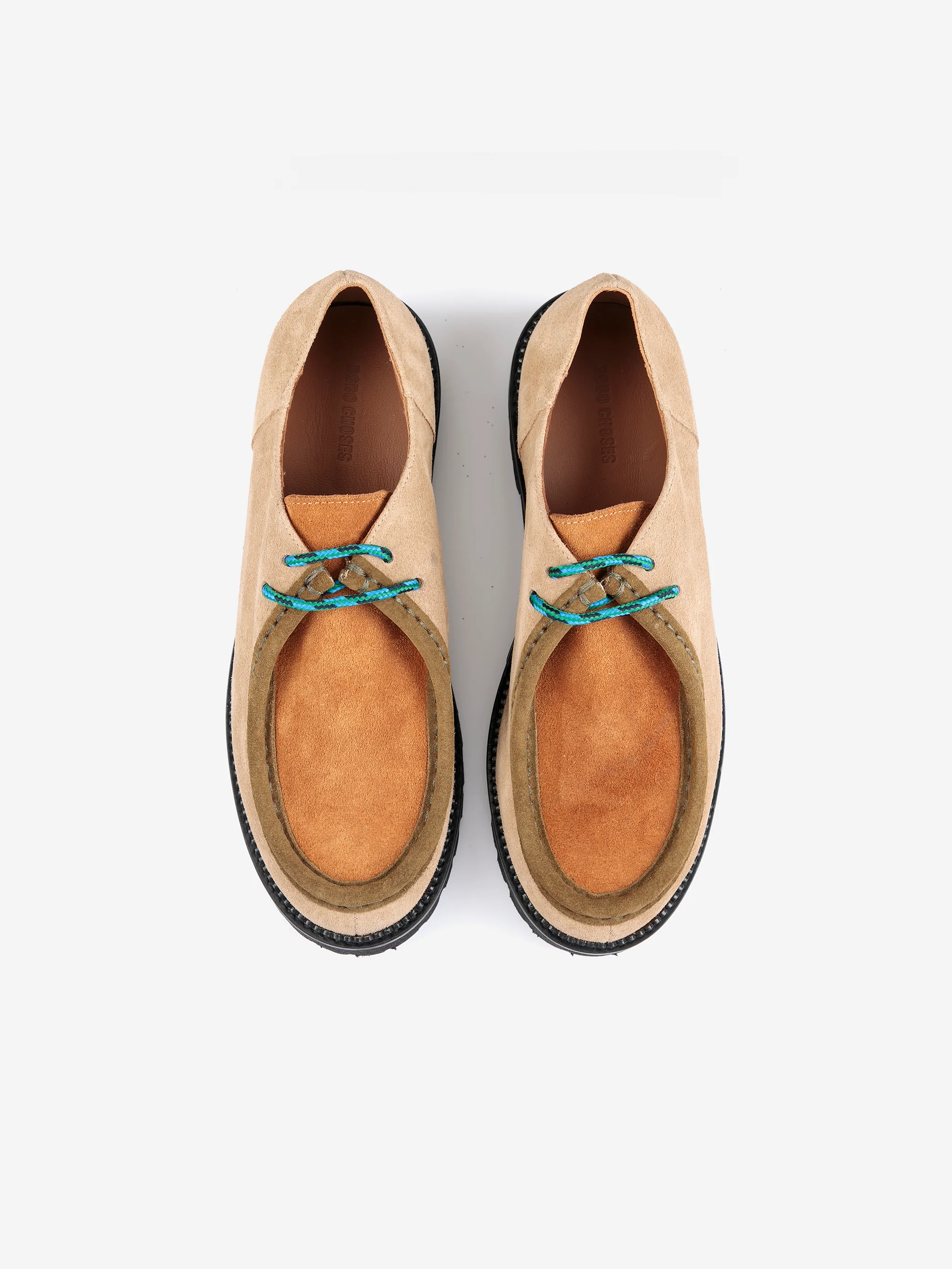 AW26 Color block suede wallabee shoes - Image 3