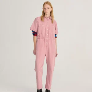 AW26 Embroidery twill overall