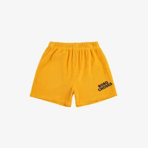 CON Bobo Choses yellow terry shorts