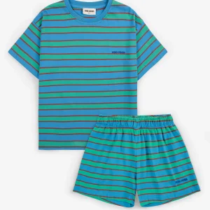 CONL Bobo Choses Blue Stripes loungewear set