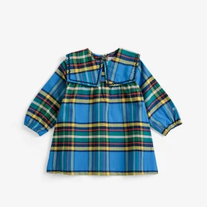 AW26 Plaid all over woven dress