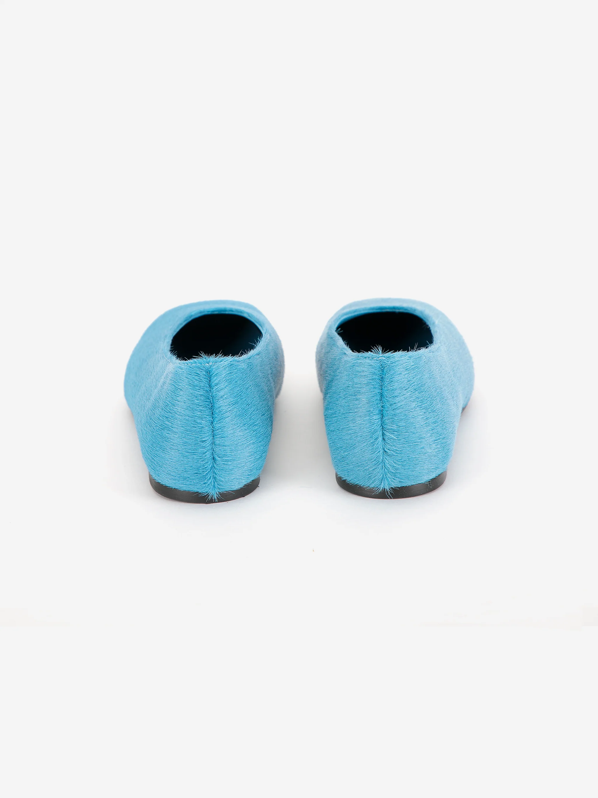 AW26 Hairy leather ballet flat - Image 4