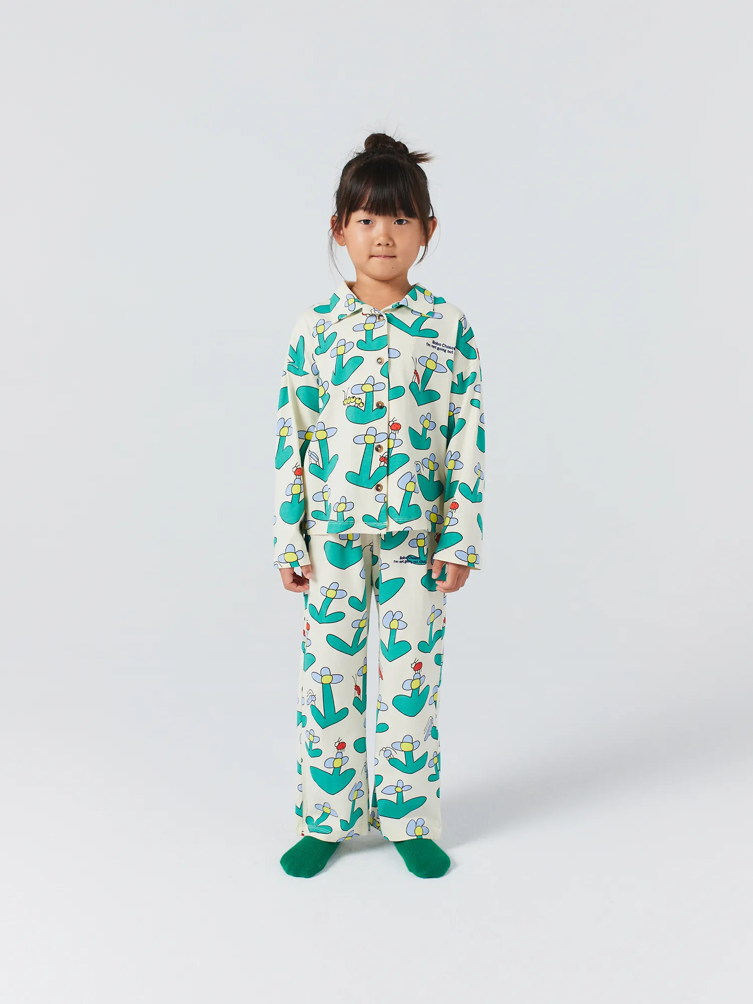 CONL Dancing Flower all over loungewear set — SKU SB-FE6FC5-3268F6690A5855 - Image 4