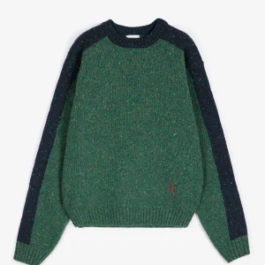 AW26 Color block wool blend jumper