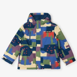 AW26 Paint Forest all over ski anorak