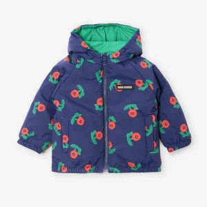 AW26 Stamp Bloom all over reversible anorak