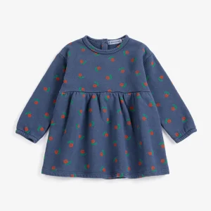 AW26 Stamp Bloom all over fleece dress