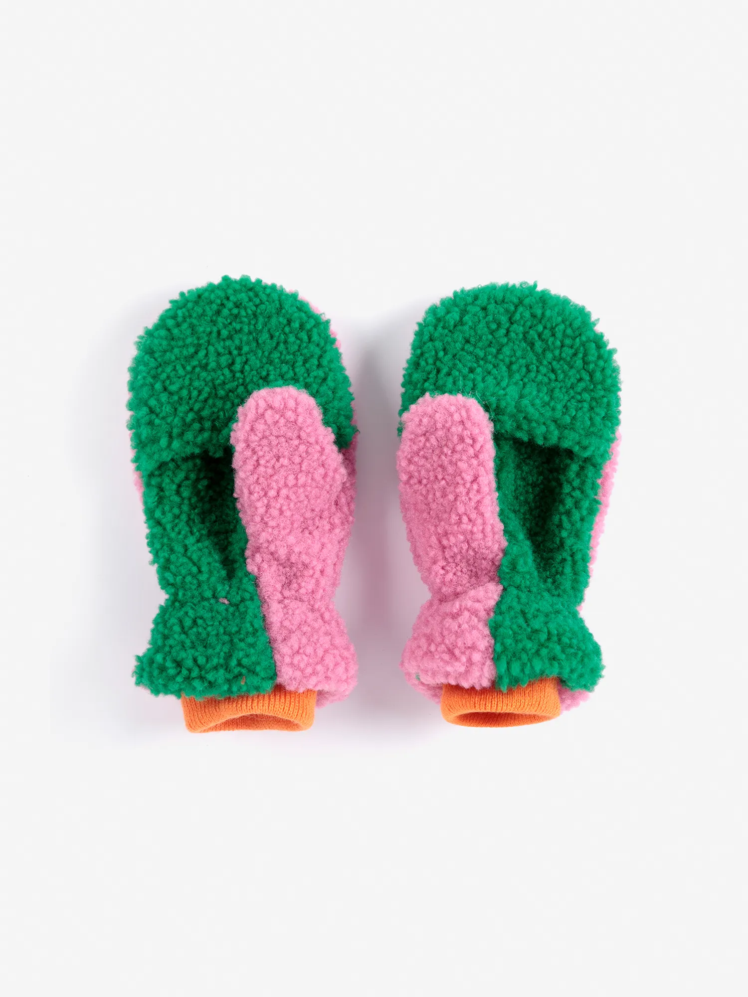 AW26 Color Block sheepskin mittens — SKU SB-FE6FC5-D1FA7CF3BEACB5 - Image 2