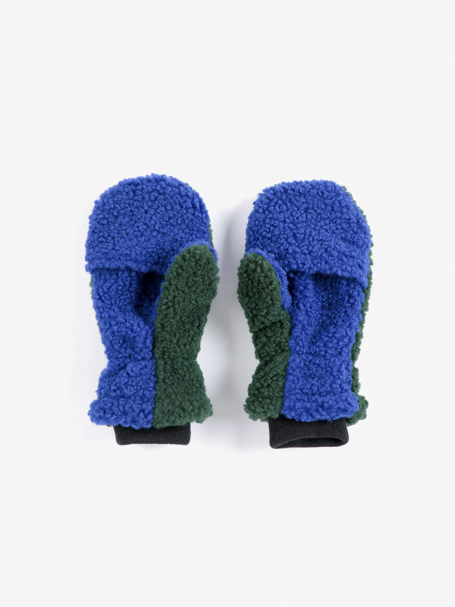 AW26 Color Block sheepskin mittens — SKU SB-FE6FC5-E28C6E3E65F899 - Image 2