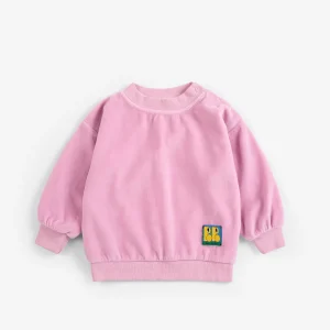 AW26 Booo Bo Choses Tag velvet sweatshirt