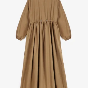 AW26 Poplin elastic waist dress