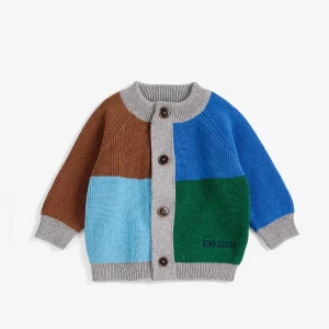 AW26 Bobo Choses color block cardigan