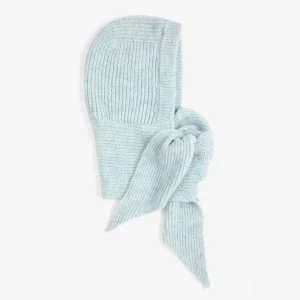 AW26 Knitted hooded scarf
