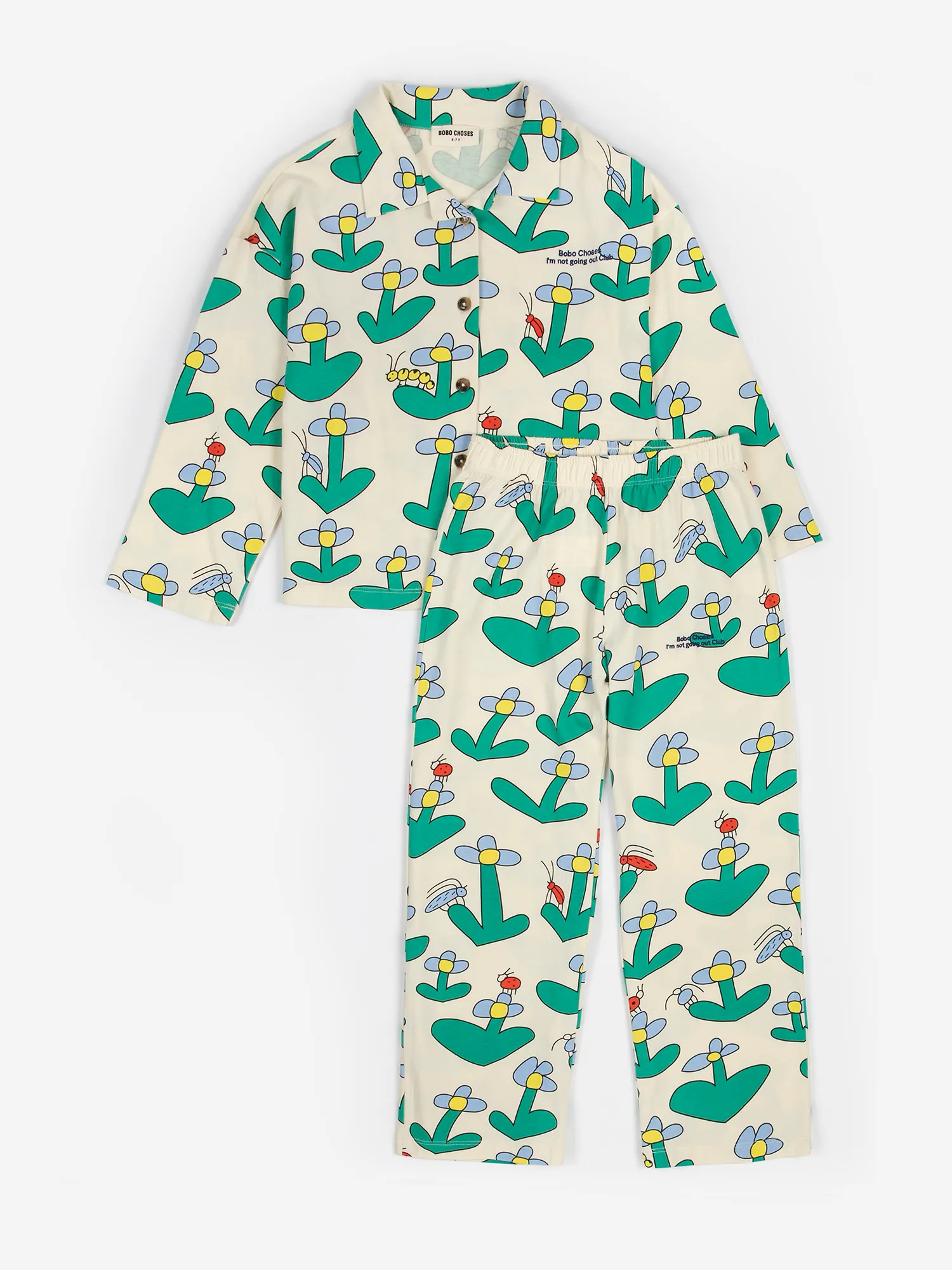 CONL Dancing Flower all over loungewear set — SKU SB-FE6FC5-3268F6690A5855